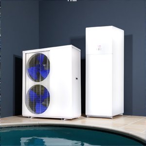 Bomba de Calor de Aire Olyair R290 EVI de 10KW, sin Tanque, de Acero Inoxidable, para Uso Doméstico y Exterior, con Fuente de Energía para ACS, Clasificación A+++. - Product Image 1