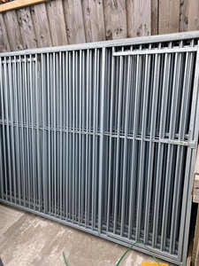 Erhöhter Hundezwinger aus feuerverzinktem Stahlblech, geschweißter Hundezwinger, Hundezwinger mit Gitter - Product Image 4