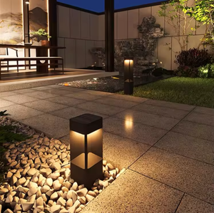 10W açık alüminyum su geçirmez IP65 LED baba bahçe peyzaj Yard yolu için uzaktan kumanda ile çim ışığı - Product Image 3