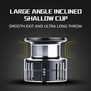 BEARKING 공식 신제품 더블 로커 암 스테인리스 스틸 베어링 5.2:1 릴 견인 시스템 6kg 최대 전력 낚시 릴 - Product Image 3