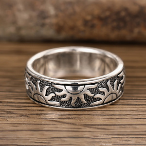 Bague de mode T0940 en alliage unisexe avec motif soleil – Idée cadeau - Product Image 5