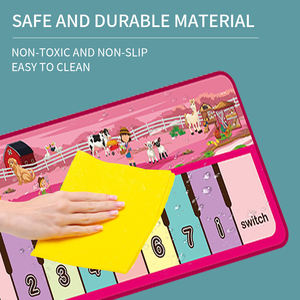 OEM 100x40ซม. คีย์บอร์ดเปียโนไฟฟ้า แผ่นรองเล่นดนตรี เครื่องดนตรี ของเล่นเต้นรำสำหรับเด็ก - Product Image 5