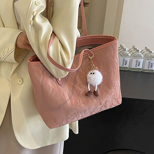 <span class=keywords><strong>Sac</strong></span> fourre-tout grande capacité <span class=keywords><strong>pour</strong></span> <span class=keywords><strong>femme</strong></span>, <span class=keywords><strong>sac</strong></span> à bandoulière zippé, style décontracté polyvalent <span class=keywords><strong>pour</strong></span> étudiante, <span class=keywords><strong>sac</strong></span> à <span class=keywords><strong>main</strong></span> <span class=keywords><strong>pour</strong></span> <span class=keywords><strong>cours</strong></span> - Product Image 3