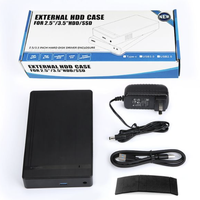 ShuoLe Case per HDD ad Alta Velocità USB 3.0 2.5/3.5 Pollici SATA, Enclosure Esterno per Disco Rigido per HDD da 2.5" e 3.5"
