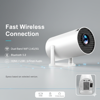 Mini projecteur LED intelligent 1080P LCD Android OS WiFi double bande 2.4G/5G pour home cinéma portable 5.2 (T950S 1+8GB)