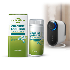 Chlorine Sanitizer Test Strips 0-200 ppm Chlorine Test Strips for Food Service