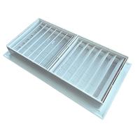 Grille de ventilation multidirectionnelle en plastique ABS pour système de ventilation de plafond