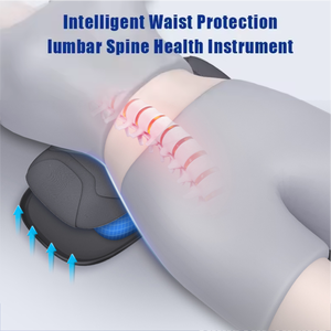Ems inteligente pulso de vibración soporte de compresa caliente tracción por calor Dispositivo de estiramiento de columna vertebral eléctrico masajeador Lumbar de espalda ajustable - Product Image 6