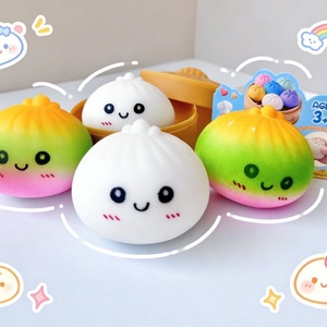 Factory Stress <b>Ball</b> Food Steamed Stuffed Bun Stress Relief <b>Squeezing</b> Bun Toys for Halloween Gift Funny Kid Playing Squeeze <b>Ball</b> - Product Image 2