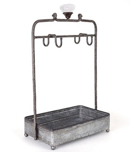 Estante de lata y metal galvanizado para tazas, almacenamiento de utensilios de cocina directo de fábrica, gran calidad, cantidad a granel, personalizado para compradores comerciales - Product Image 2