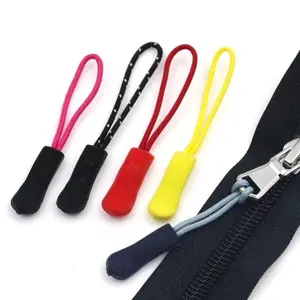 Wholesale High Quality PVC Puller Customized Logo Plastic Zipper Pullers Zipper Head For Clothing and Bags