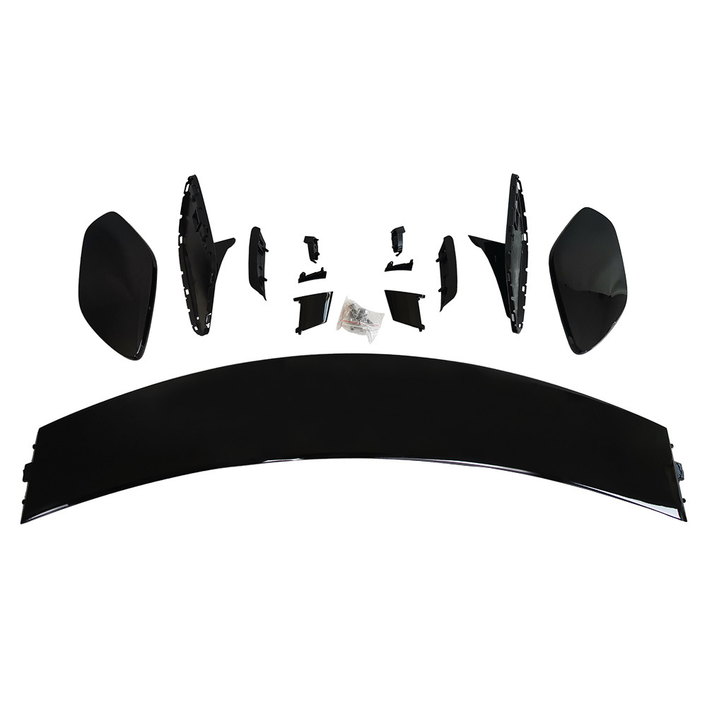 Alerón trasero negro brillante W176 fabricado en Taiwán