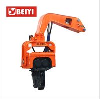 Pile Driver Vibro Marteau Hydraulique Excavatrice Monté Marteau Vibrant Machines De Construction