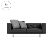 Ensemble de canapés modernes en similicuir PU, mobilier créatif pour salon et bureau d'accueil, fabriqué à Foshan