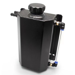Universal 1L 2L Hexagonal Aluminum Alloy Coolant Reservoir Tank For Engine Oil Vent Expansion Overflow Use - Product Image 2