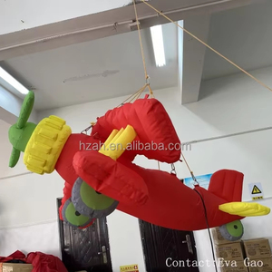Modèle d'<span class=keywords><strong>avion</strong></span> gonflable annonçant le ballon gonflable de planeur pour des décorations de Noël - Product Image 2