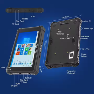 11 Hệ điều hành 10 inch máy tính công nghiệp Octa Core <span class=keywords><strong>Rugged</strong></span> <span class=keywords><strong>tablet</strong></span> với 8GB + 128GB Rom Máy Quét Mã Vạch thiết bị đầu cuối <span class=keywords><strong>IP68</strong></span> không thấm nước trong kho - Product Image 4