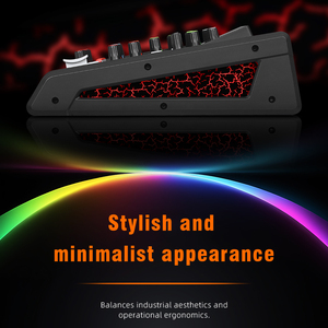 CHXYKOM Mixer <span class=keywords><strong>Audio</strong></span> Professionale per Trasmissioni Online in Diretta, Creazione <span class=keywords><strong>di</strong></span> Contenuti <span class=keywords><strong>Audio</strong></span> e <span class=keywords><strong>Video</strong></span> - Product Image 5