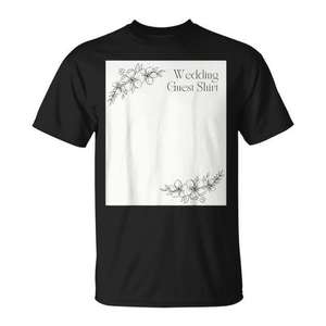 Camiseta personalizada para invitados de boda, idea alternativa para firmar - Product Image 1