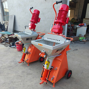 220V/380V Customizable Voltage Fully Automatic Dry Wet Model Gypsum Plastering Spraying Machine Mini Wall Mortar Plaster Sprayer - Product Image 1