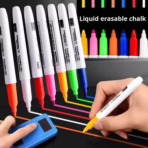 Có thể xóa được đầy màu sắc lỏng phấn LED bảng huỳnh quang quảng cáo bút không bụi nước nhỏ bảng đen bảng trắng - Product Image 5