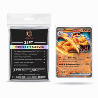 Protège-cartes intérieurs Premium, ajustement parfait pour les cartes TCG de taille standard, haute transparence, pour collectionneurs et soumissions de gradation