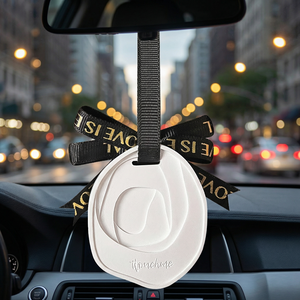 Colgante de piedra de yeso expandible para aromaterapia sin fuego - Product Image 1