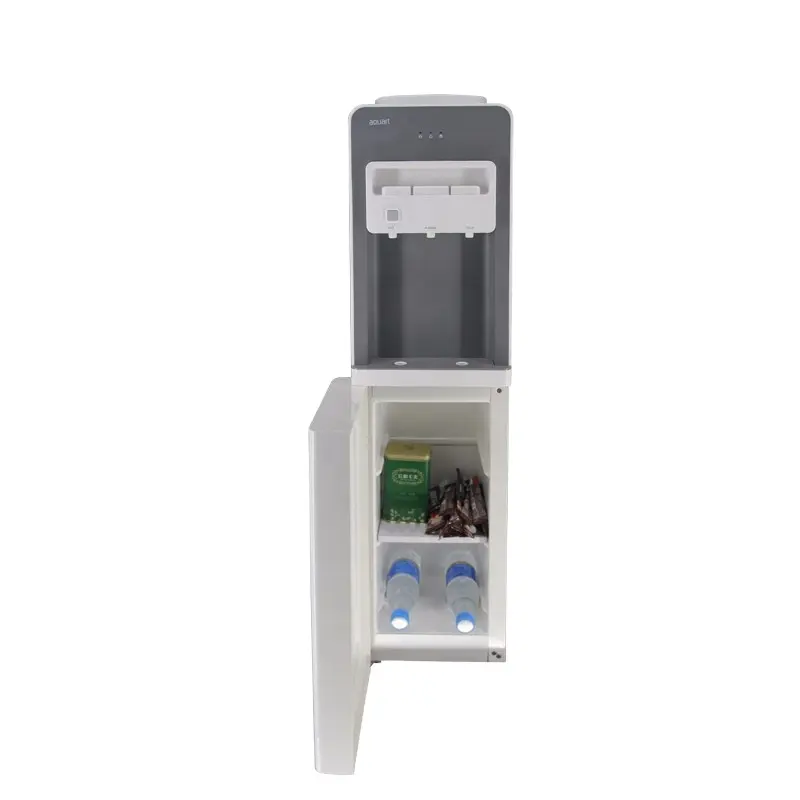 Distributeur d'eau sur pied de refroidissement électronique avec armoire de stockage, refroidisseur d'eau Normal à trois robinets pour la maison électrique R134a