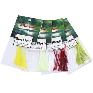 Angel zubehör Fliegen binden Angel material bunt Bug Flesh Rubber Insekten körper Web röhre - Product Image 5
