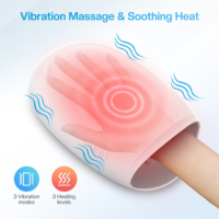 Soulagement de la douleur Massage des doigts et des poignets des tissus profonds pour les dames de bureau avec compression d'air et chauffage