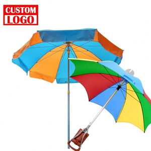Garden Umbrella <b>Waterproof</b> <b>Sunscreen</b> Sunshade Camping Patio Umbrella Sun 8 Ribs Modern Beach Umbrella With Customized Logo - Product Image 3