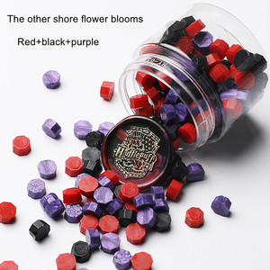 Nouveau multi-couleur en vrac Transparent canette 80g poids timbres perles de cire d'étanchéité pour bricolage cire joint <span class=keywords><strong>timbre</strong></span> Kit - Product Image 4
