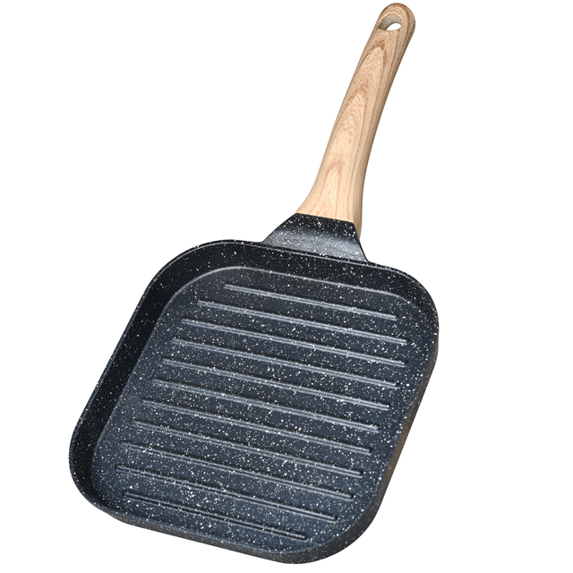 Inch Nonstick Aluminum Alloy Grill Griddle Pan  Square Design for Induction Cooker for Roasting
