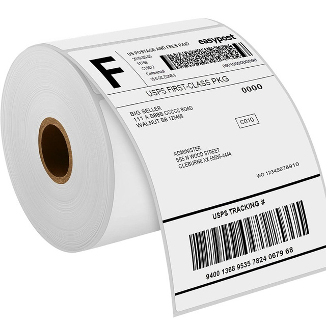 Direct Thermal 4x6 Shipping Labels (100x150mm) Strong Adhesive, Water Proof
