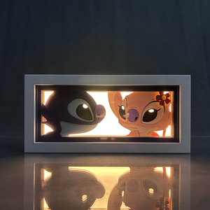 Anime mắt ánh sáng Hộp phim hoạt hình khâu lightbox tùy chỉnh Manga LED đêm đèn phòng ngủ trang trí đèn ngủ hoạt hình - Product Image 1