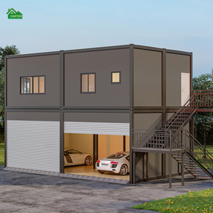Maison conteneur préfabriquée détachable de 20 pieds en panneaux sandwich respirants, prête à l'emploi, <span class=keywords><strong>pour</strong></span> maison mobile, garage, bureau, bâtiment scolaire - Product Image 1