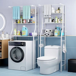 Prix usine étagère armoire de toilette étagère cuisine <span class=keywords><strong>Machine</strong></span> à <span class=keywords><strong>laver</strong></span> support salle de bain étagère peu encombrante - Product Image 3
