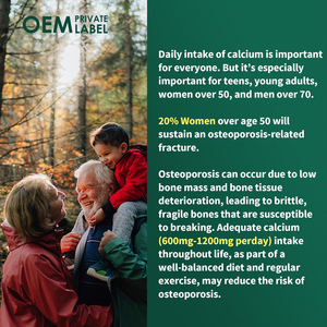 Label pribadi ganggang kalsium Gummies 600mg dengan Vitamin D3 Magnesium mangan kalsium suplemen untuk kesehatan tulang - Product Image 4