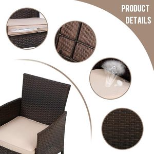 Le mobilier de jardin populaire avec chaises modernes en rotin <span class=keywords><strong>pour</strong></span> jardins extérieurs et piscines - Product Image 6