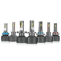 Accesorios para automóviles 120W 30000LM V60 Led faro H1 H3 H7 9006 H8 H9 H15 Luces Focos Kit 9005 H4 bombilla de coche