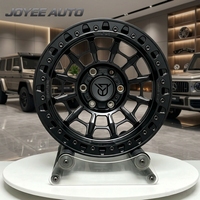 Jantes en alliage forgé tout-terrain personnalisées en deux parties, finition noire brillante, avec système Beadlock, 20, 21, 22 pouces, 5x130 pour Mercedes G63 G500 G550