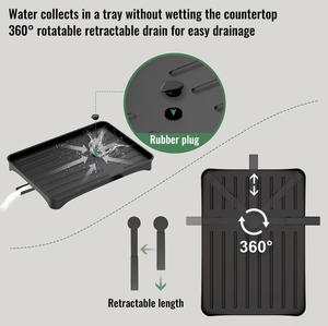 Escurridor de Platos Desmontable de Hierro para Cocina, Escurridor de Platos de 2 Niveles, Escurridor de Cubiertos - Product Image 3