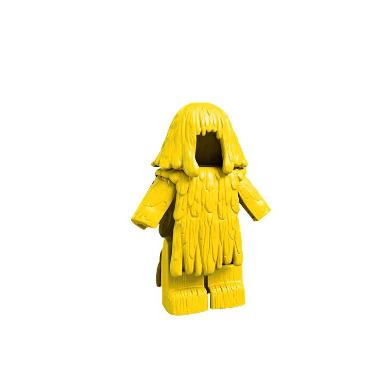 Costume Ghillie jaune (plastique dur)