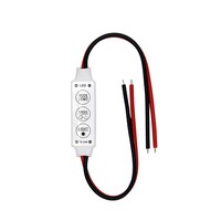 Contrôleur LED miniature 3 touches DC 12V-24V pour bande lumineuse, mode variateur de luminosité et de vitesse pour module de barre lumineuse