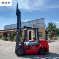 Chariot élévateur compact WGZN pour l'exportation, 3000kg, 3500kg, 5000kg, hauteur de levage 5m, moteur EPA Euro 5, performance fiable