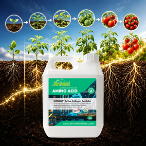 Biostimulant de collagène peptidique, hydrolysat de protéines, <span class=keywords><strong>engrais</strong></span> liquide soluble dans l'eau à base d'acides aminés, <span class=keywords><strong>engrais</strong></span> organique pour les cultures - Product Image 1