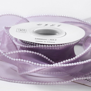 Fil de queue de poisson perlé violet raisin (4 cm x 5 mètres); R
