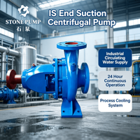 Pompe centrifuge à aspiration axiale IS à étage unique, stable et à faible bruit, pour l'alimentation en eau des usines