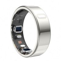 Bague connectée de santé la mieux notée avec examen physique rapide en un clic, moniteur de sommeil et de fréquence cardiaque pour la santé à domicile et le sport