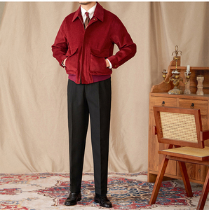 Chaqueta informal versátil de alta calidad y cálida de pana de algodón 100% para hombre de otoño e invierno para hombre - Product Image 6
